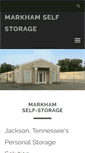Mobile Screenshot of markhamministorage.com